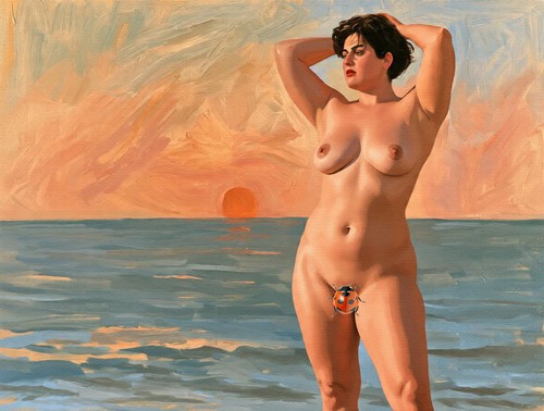 Frau akt erotische - -, nude