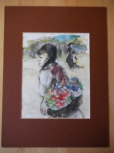 Original kunstwerk aquarell - kunstwerk,