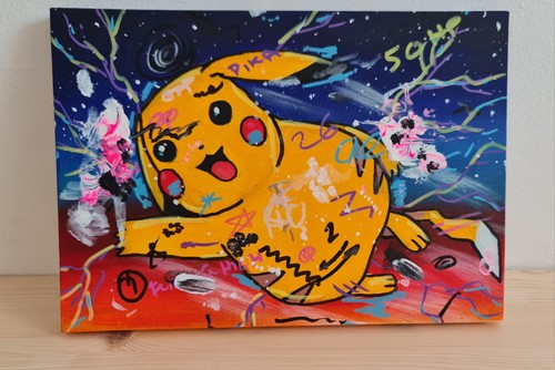 Original acryl pikachu - original,