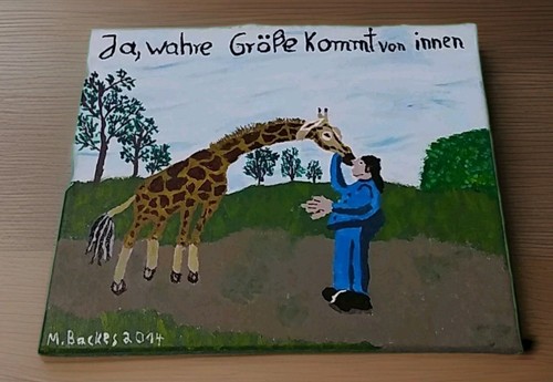 Unikat kunstwerk wahre - ja,,