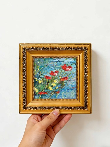 Bunte wildblumenwiese - bunte,