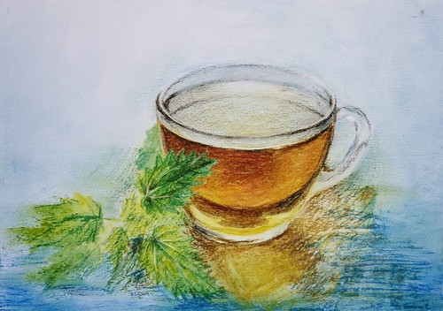ölpastell 6x21cm tee - Ölpastell,