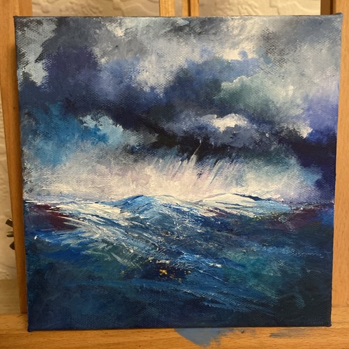Original kunstwerk abstrakt - original,