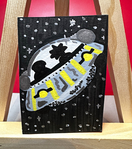 Aceo original rick and morty - original,