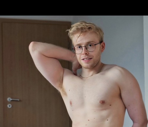 Stück blond männerportrait - stück,