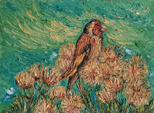 Original öl impasto gemälde - impasto,