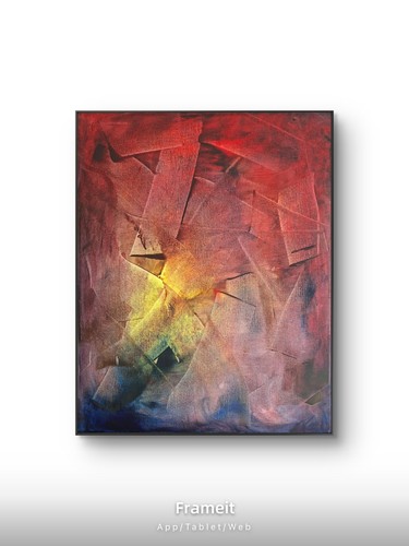 Abstrakte malerei kunstwerk - abstrakte,
