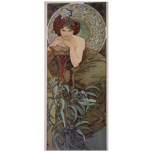 Alfons mucha edelsteine - alfons, mucha,