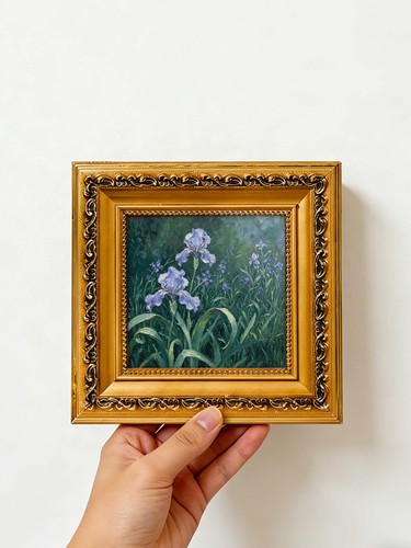 Lila iris waldiris blüte - waldiris,