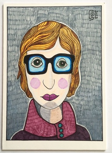 Kunstwerk portrait 15x11cm - portrait,,