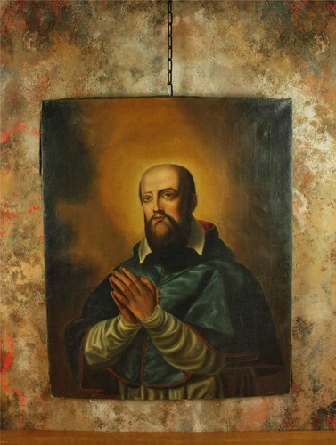 Antikes ölgemälde saint - Ölgemälde,