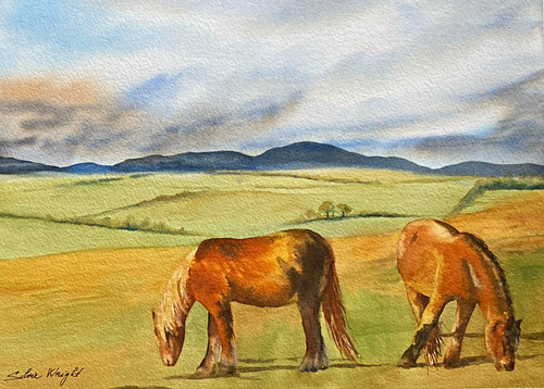 Original aquarell gemälde - original,
