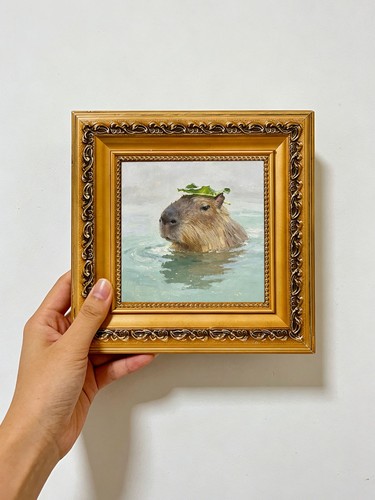 Capybara wasserblatt - capybara,