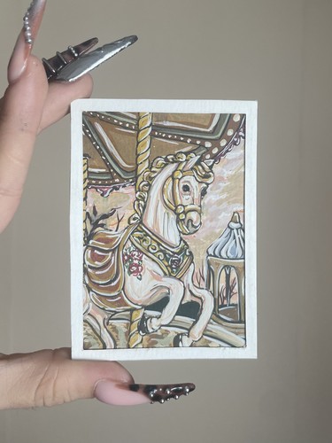 Aceo original gemälde - aceo,